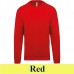 Kariban 474 Crew Neck Sweatshirt red